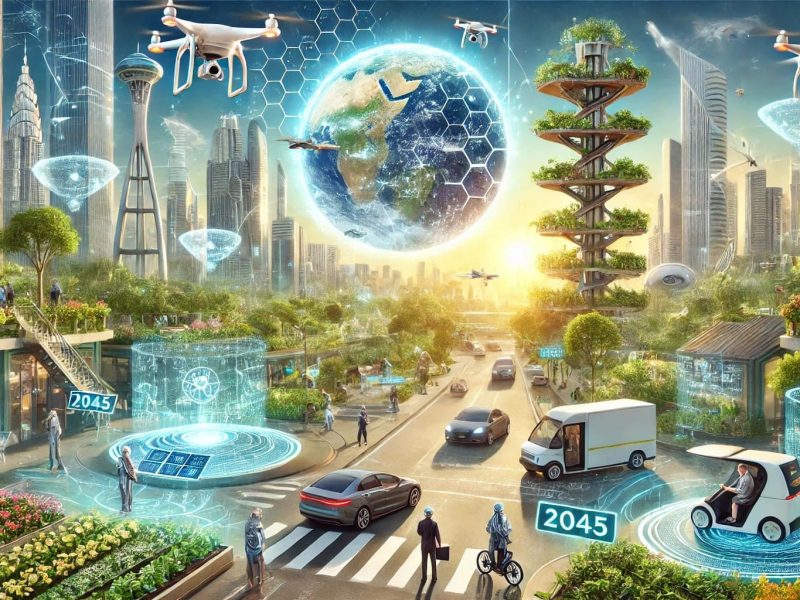 DALL·E-2025-01-02-20.10.30-A-futuristic-scene-depicting-the-year-2045-showcasing-advanced-technology-in-a-utopian-setting.-The-image-features-people-wearing-sleek-augmented-rea (1)-min (1)